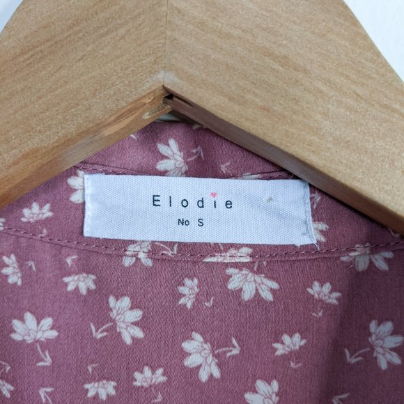 Elodie Flower Button Up Blouse - Picture 2 of 5